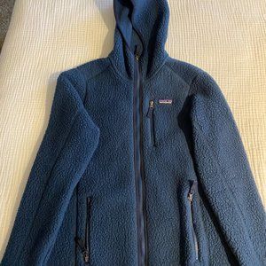 Patagonia Men's Hooded, Zipped Sherpa Hoodie - Size Large